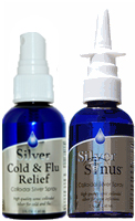 Silver Cold & Flu and Silver Sinus Bottles